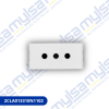 Thumbnail MODULO TOMA ITALIANO 3 EN LINEA BLANCO (MODULAR)0